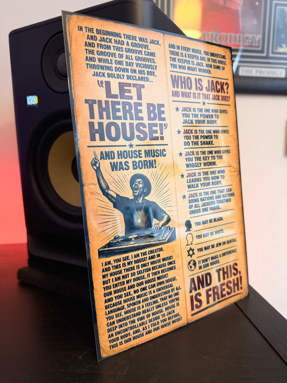 The House That Jack Built - Printed Metal