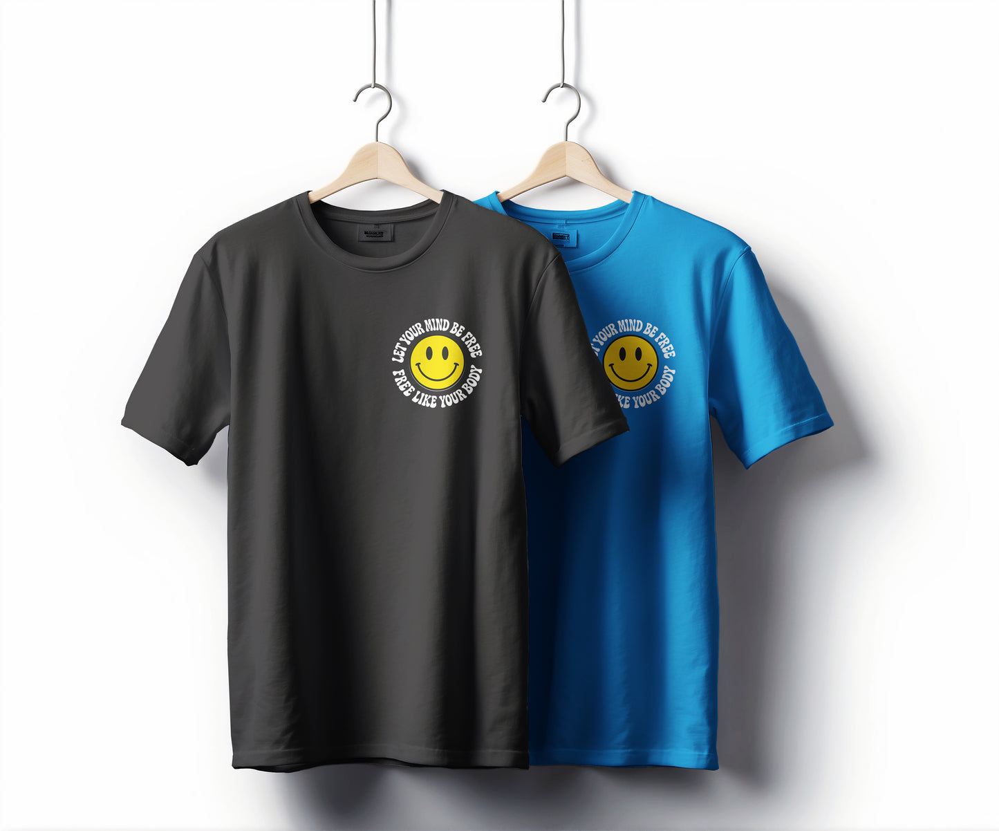 Let Your Mind Be Free Smiley Tee