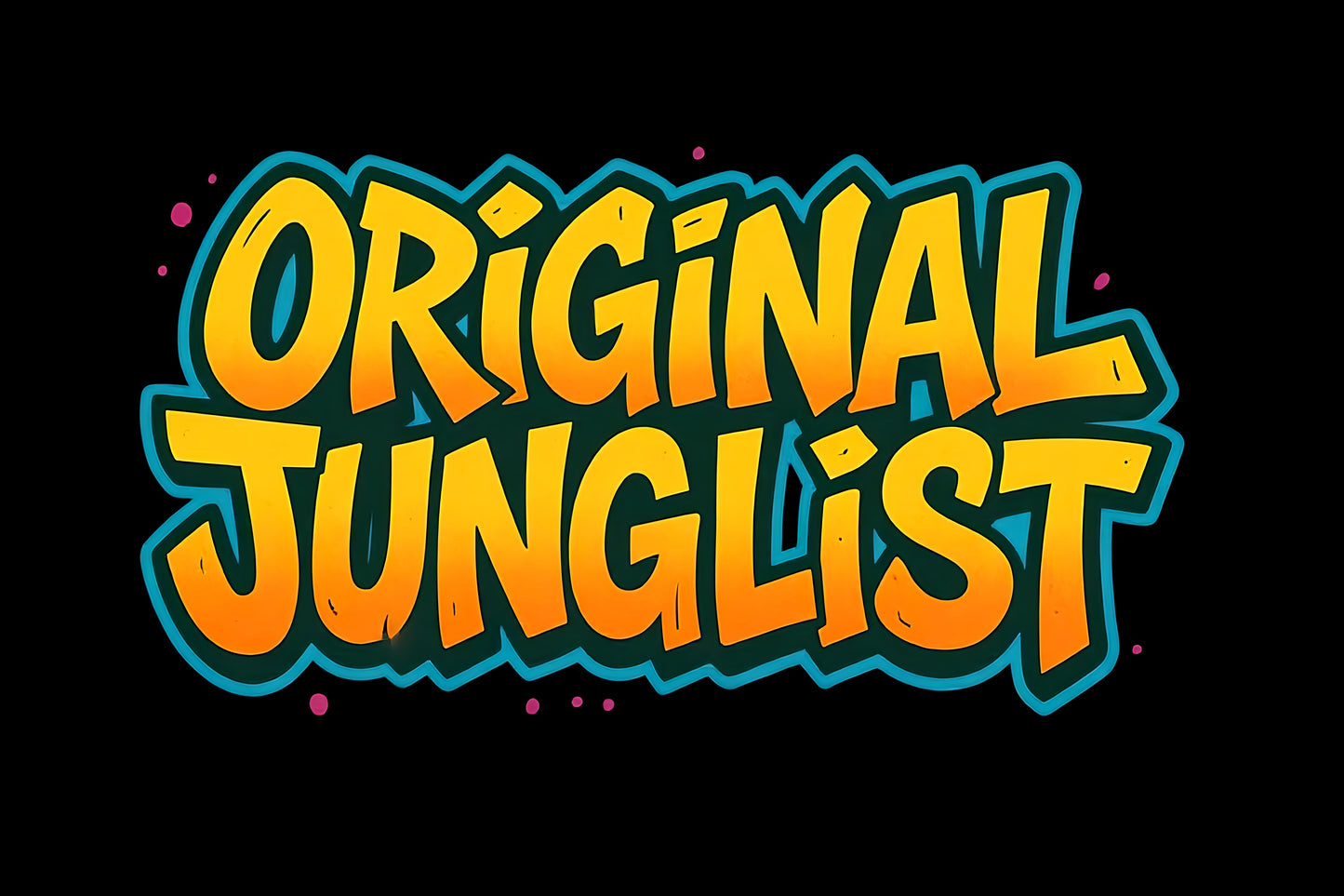 Original Junglist T-Shirt- Graffiti Style