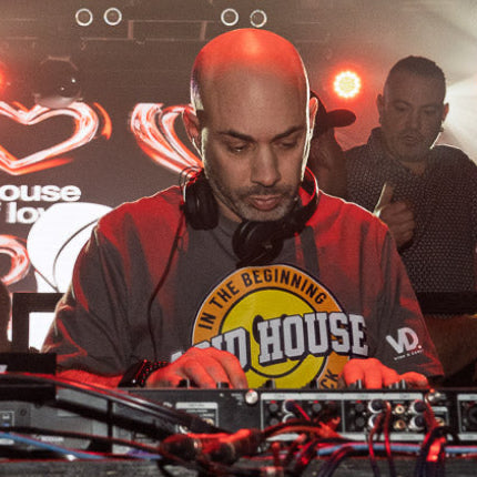 DJ wearing Acid Jack T-Shirt