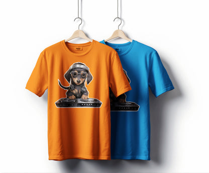 DJ Pupz - Dachshund T-Shirt