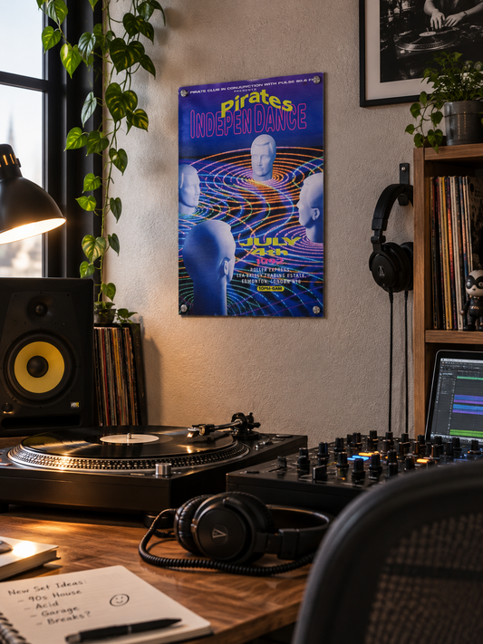 Pirates IndepenDance - Printed Metal